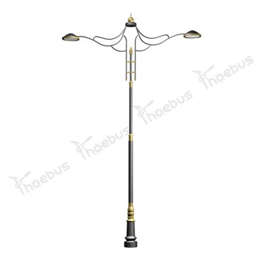 6-12 m Svjetla za rasvjetu Prilagođeni stup za Bliski Istok